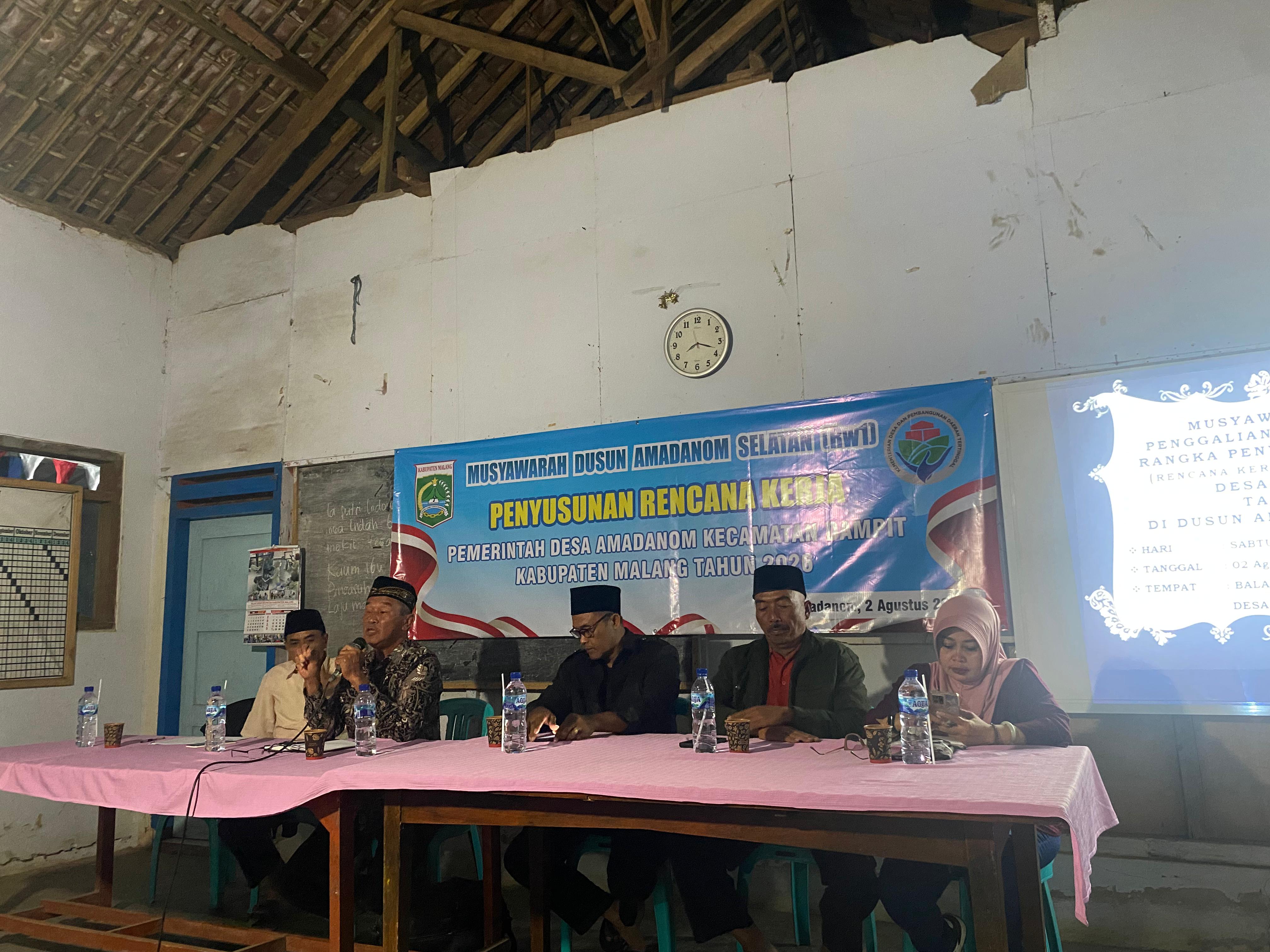 Musyawarah Dusun Amadanom Selatan (RW 1) Tahun 2026